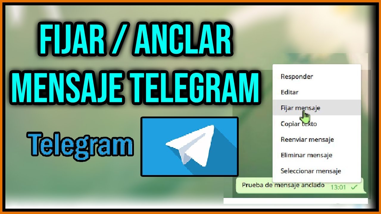 Cómo Fijar un Chat en Telegram