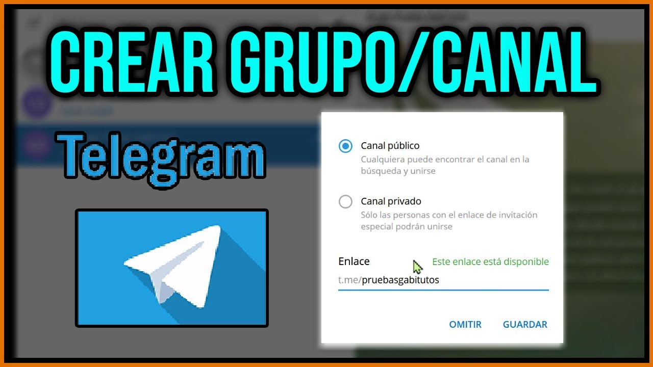 Cómo crear un Grupo o Canal en Telegram