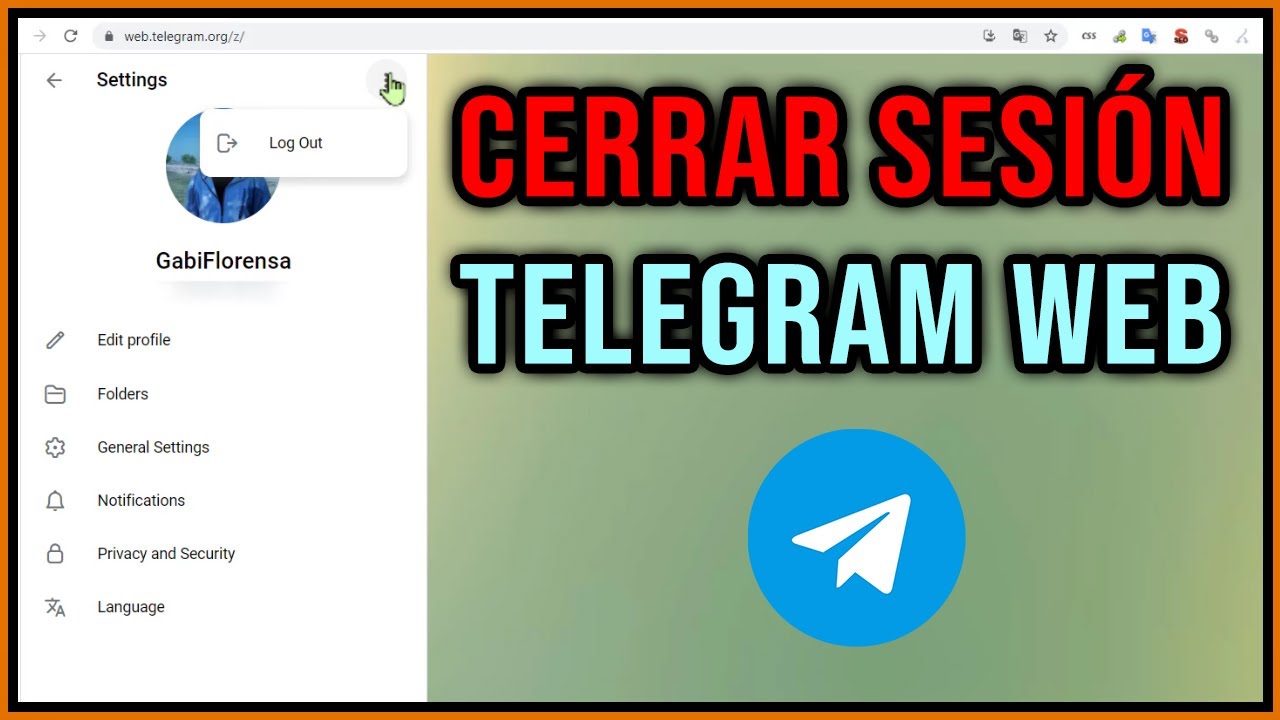 Cómo Cerrar Sesión en Telegram